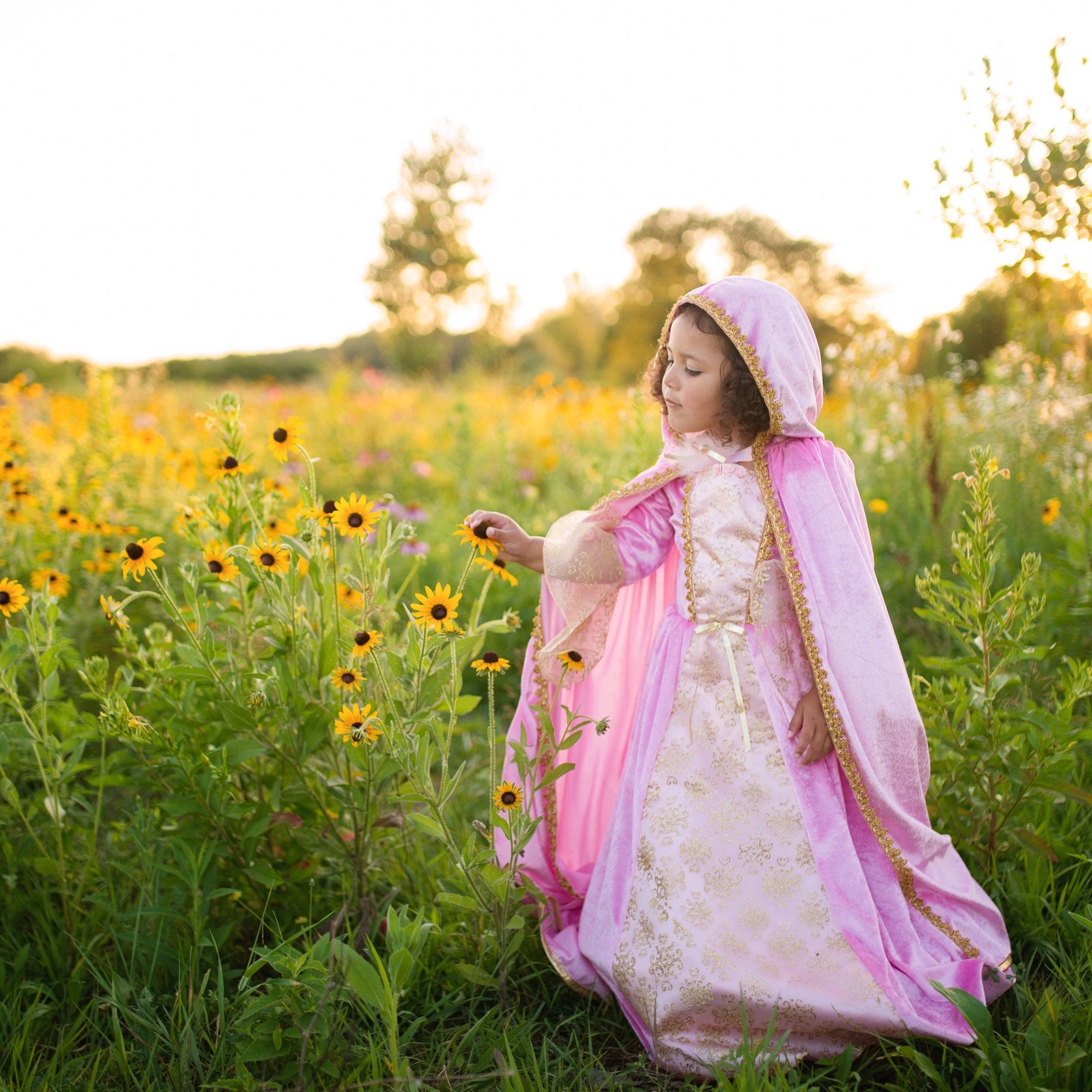 Royal Princess Dress and Cape 7 8 years